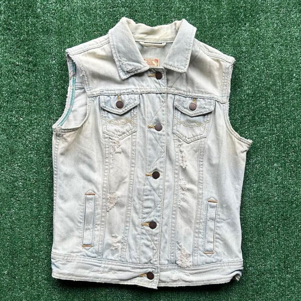Abercrombie-fitch Women's Blue Gilet